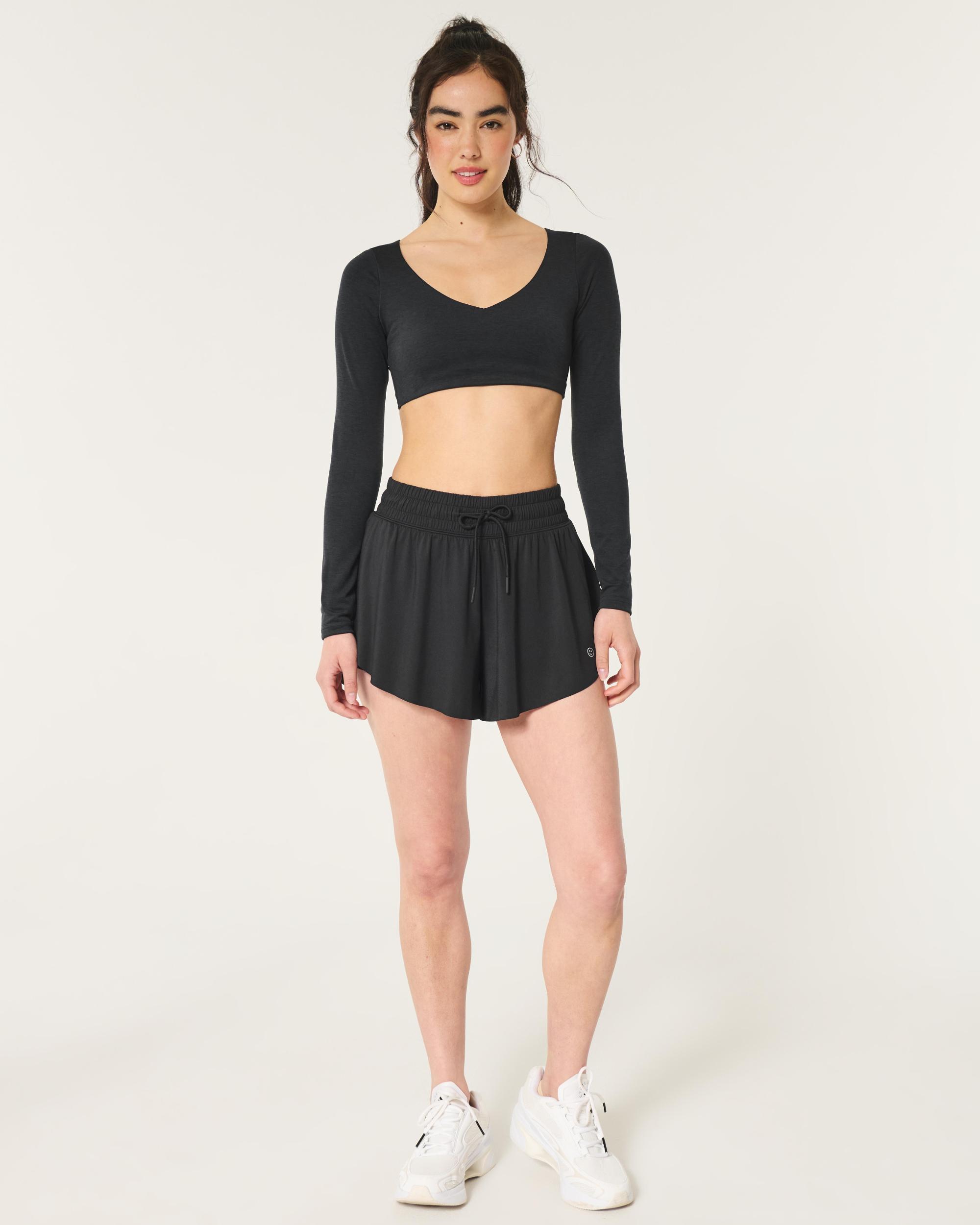 Gilly Hicks Active Recharge Ultra-Crop Plunge Top Product Image