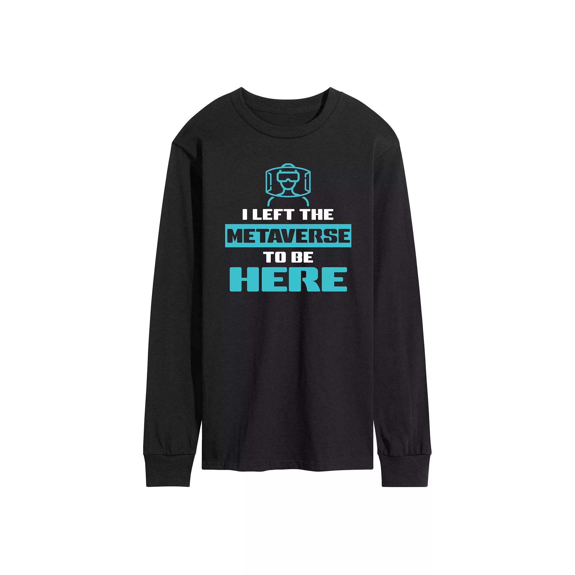 Men's Retro Less Hate More Skate Long Sleeve Graphic Tee,  Product Image