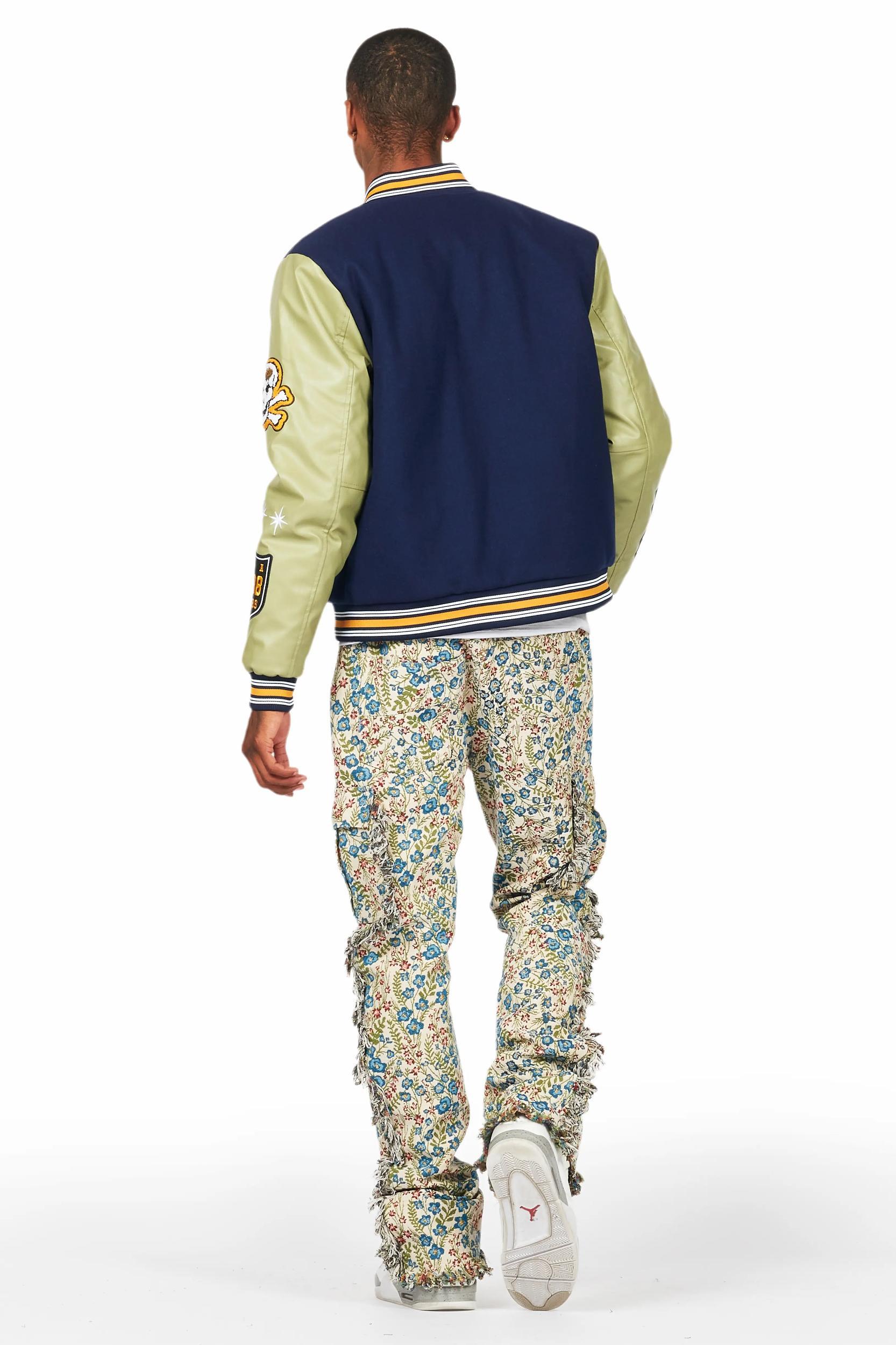 Shexter Navy Varsity Jacket Male Product Image