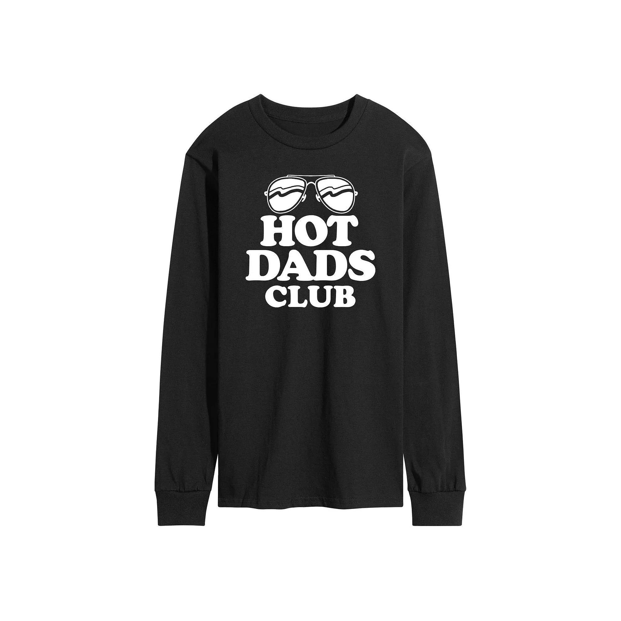 Men's Hot Dads Club Long Sleeve, Size: XXL, Black Product Image