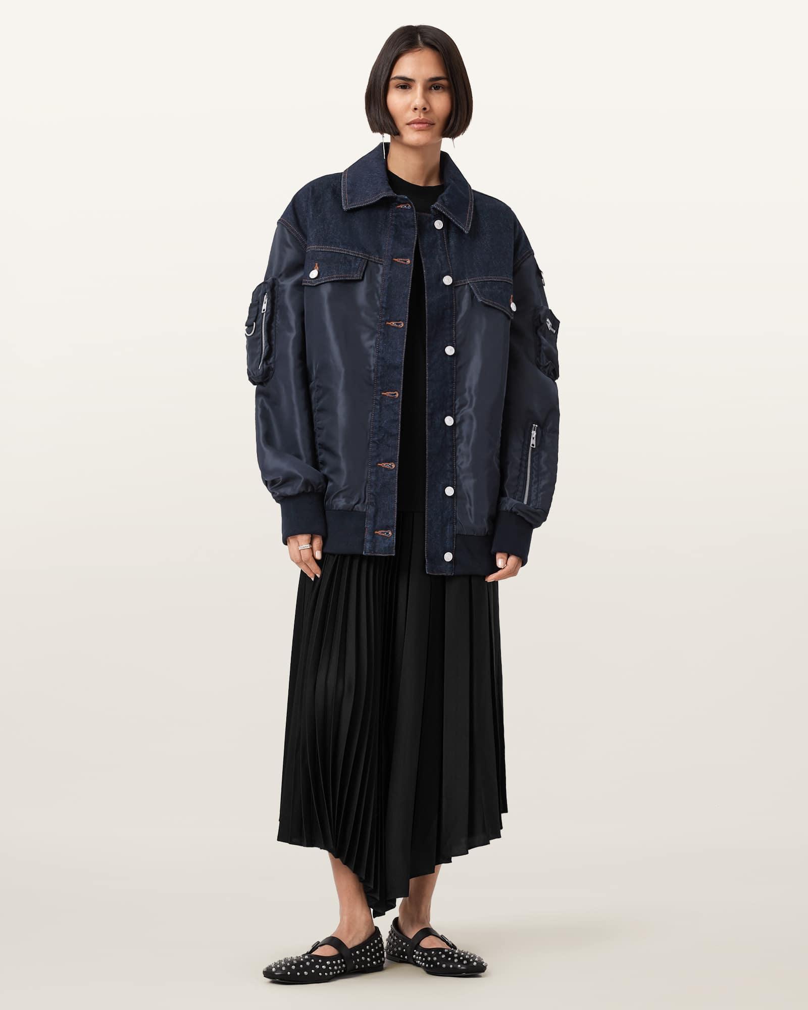 Verity Relaxed Fit Bomber Jacket Product Image