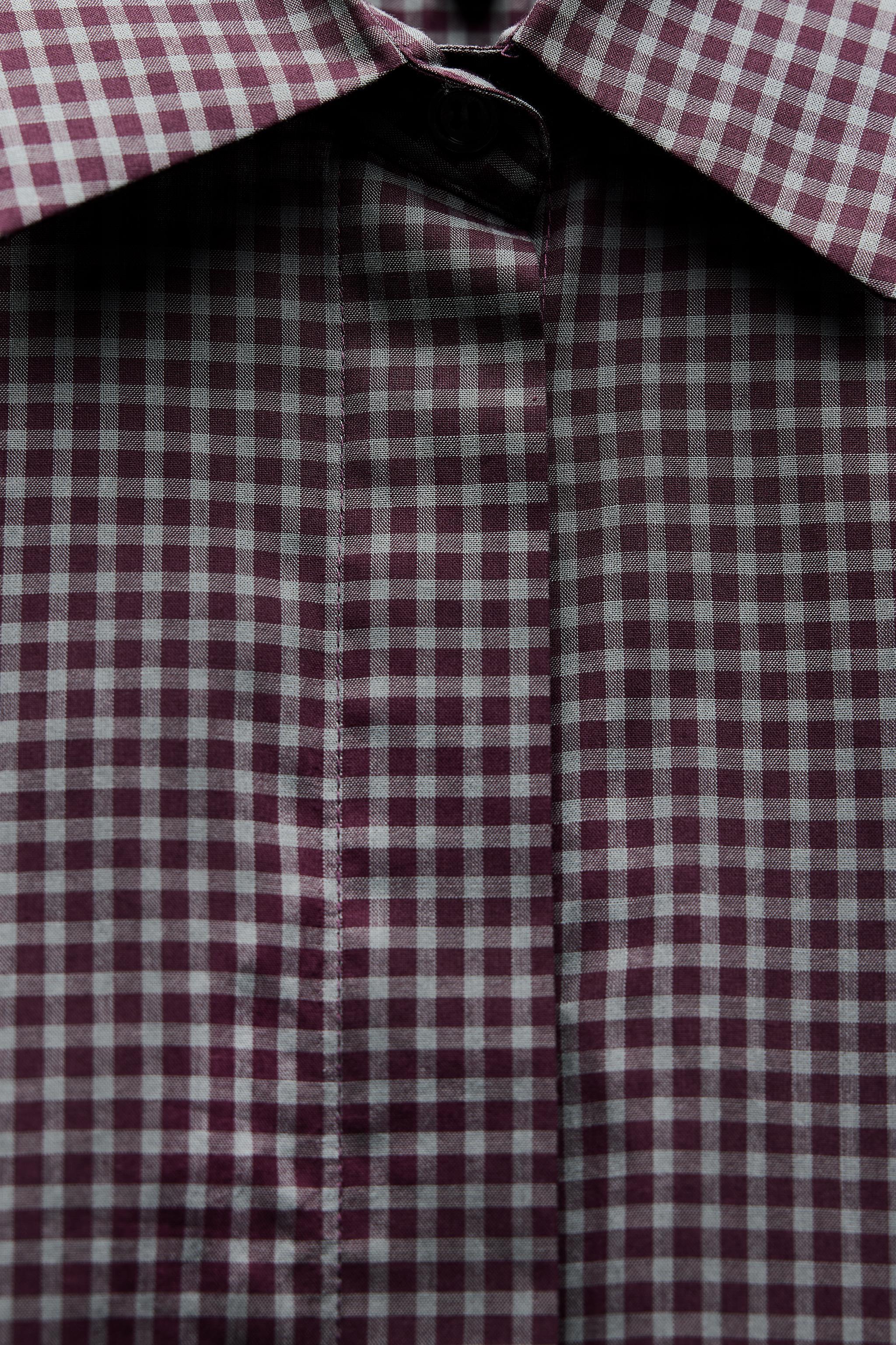 CHECKERED SHIRT ZW COLLECTION Product Image