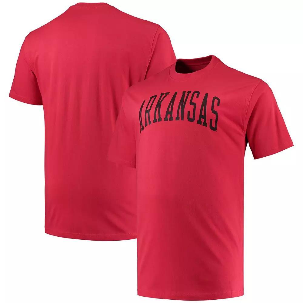 Men's Champion Cardinal Arkansas Razorbacks Big & Tall Arch Team Logo T-Shirt,  Product Image