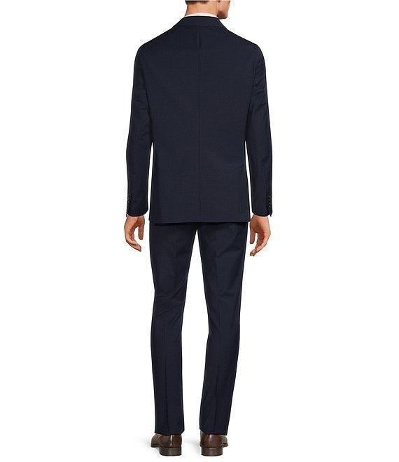 Psycho Bunny Charles Contemporary Fit Stretch Flat Front Checked 2-Piece Suit Product Image