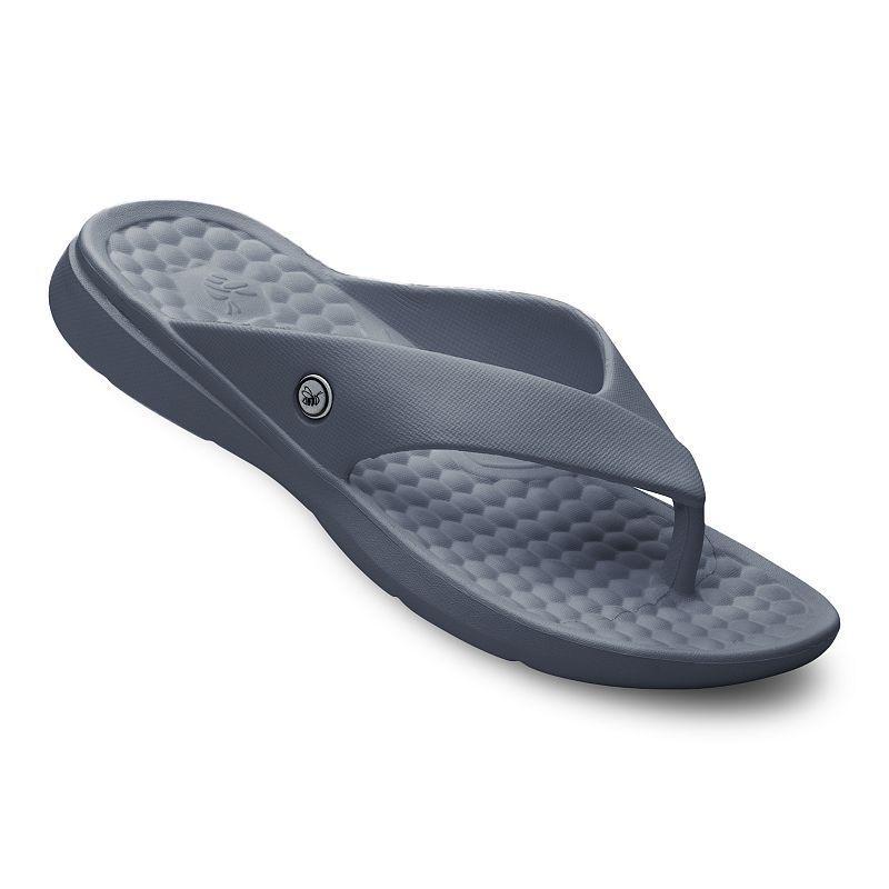 Joybees Adult Casual Flip Sandals - Charcoal 11 Product Image