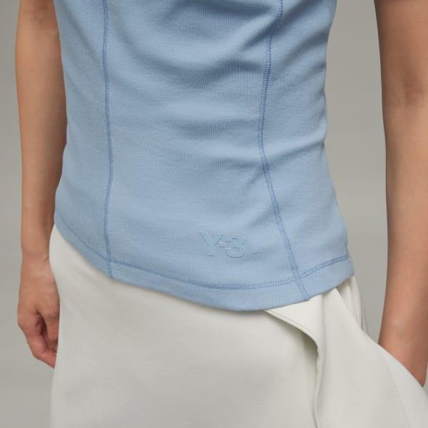 adidas Y-3 Fitted Short Sleeve Tee Black L Womens Product Image