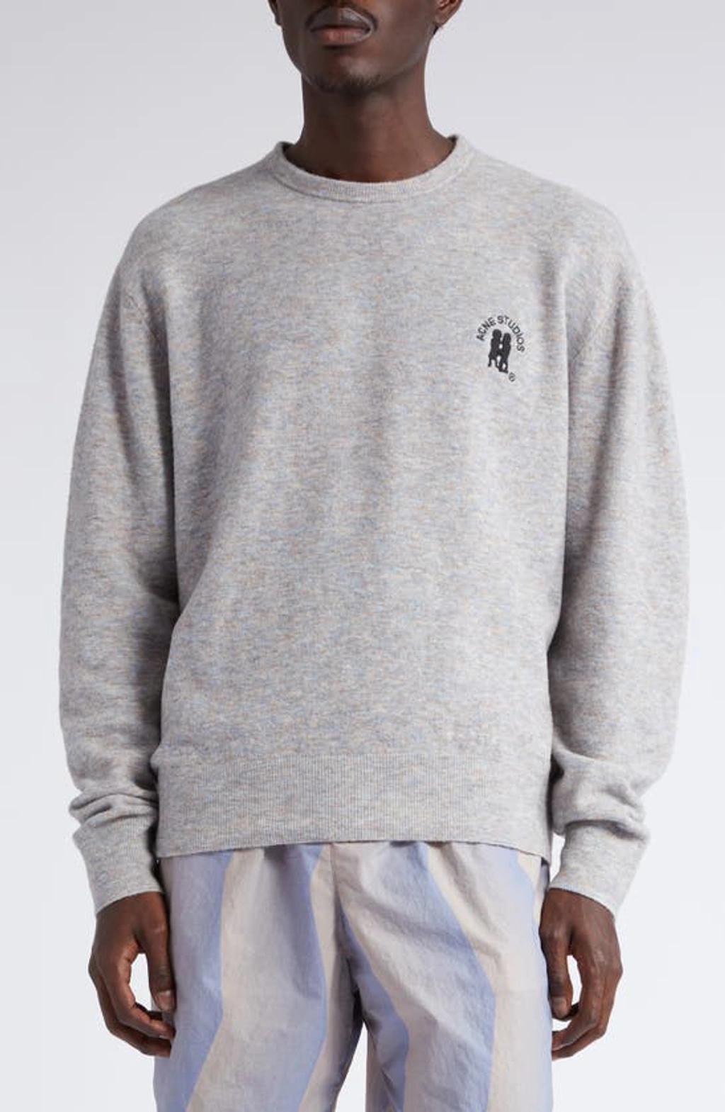 ACNE STUDIOS Logo Sweater In Multicolor Product Image