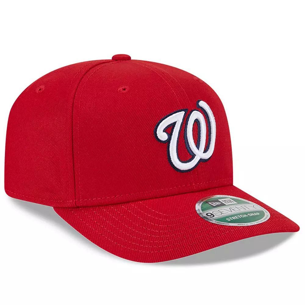 Men's New Era Red Washington Nationals Player Replica 9SEVENTY Adjustable Hat Product Image