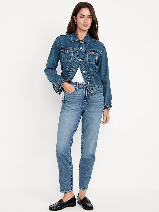 High-Waisted OG Straight Ankle Jeans Product Image