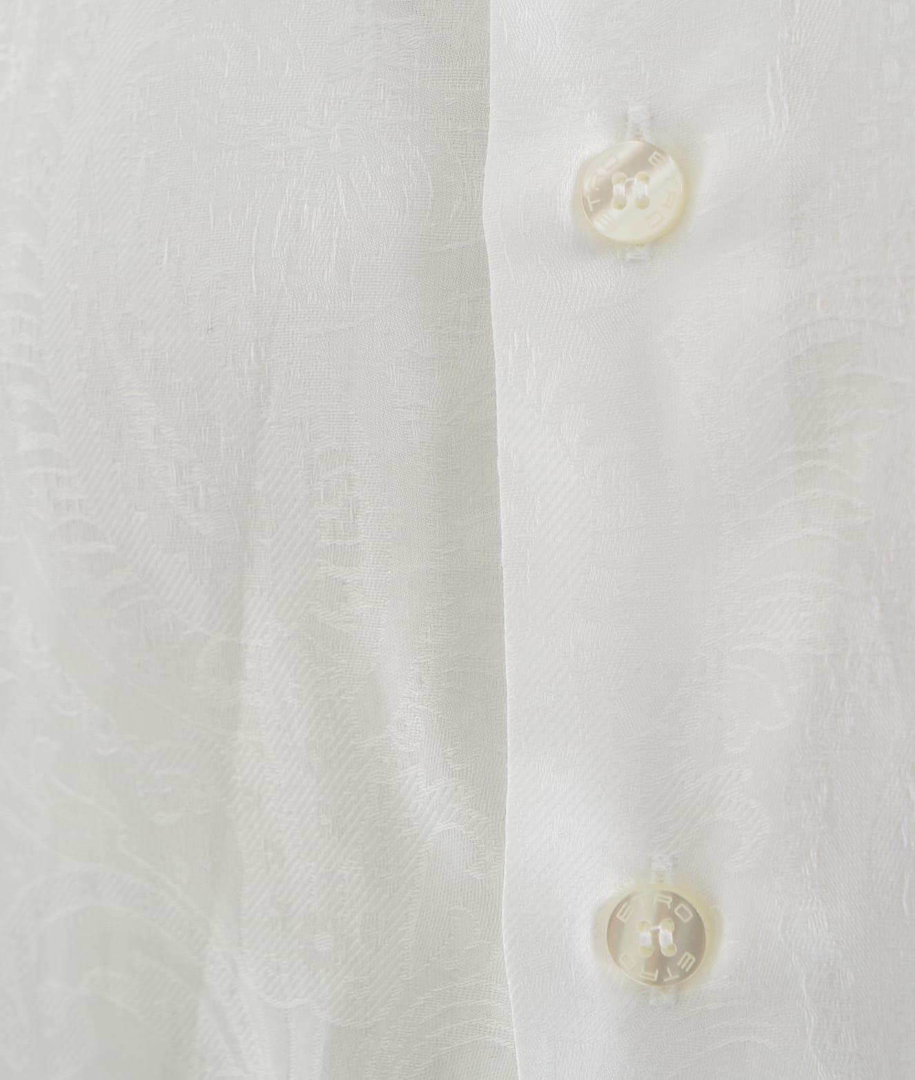 Cotton shirt with paisley pattern Product Image