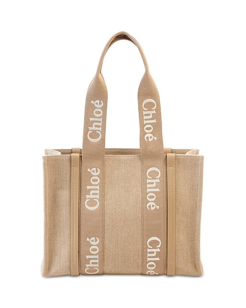 Woody Medium Tote Bag in Linen Product Image