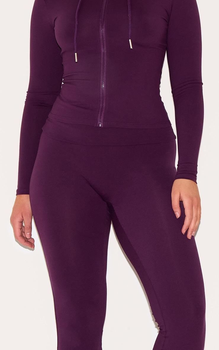 Shape Plum Stretch Sculpted Foldover Waist Flare Pants Product Image