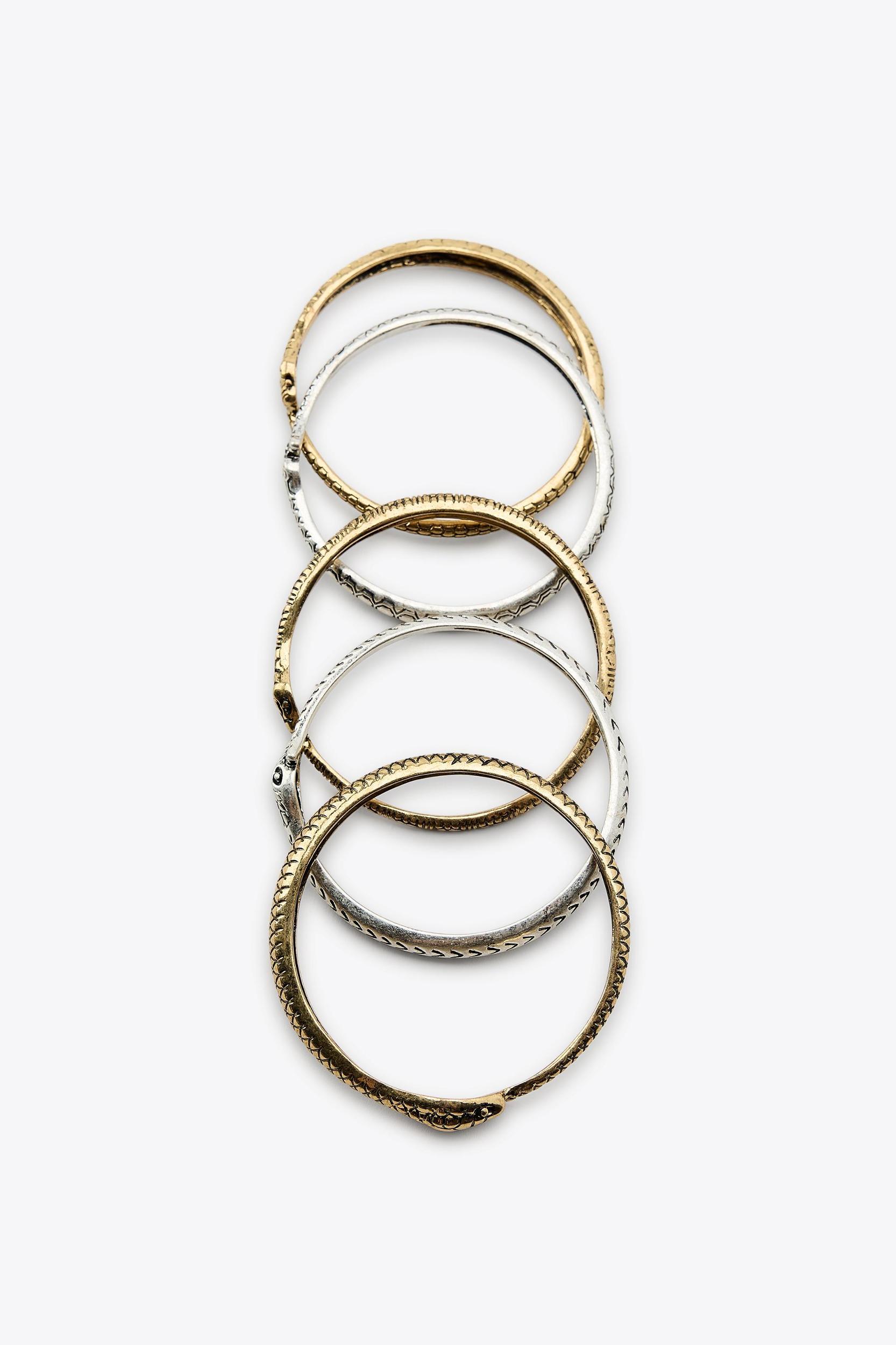 5-PACK OF SNAKE BRACELETS Product Image