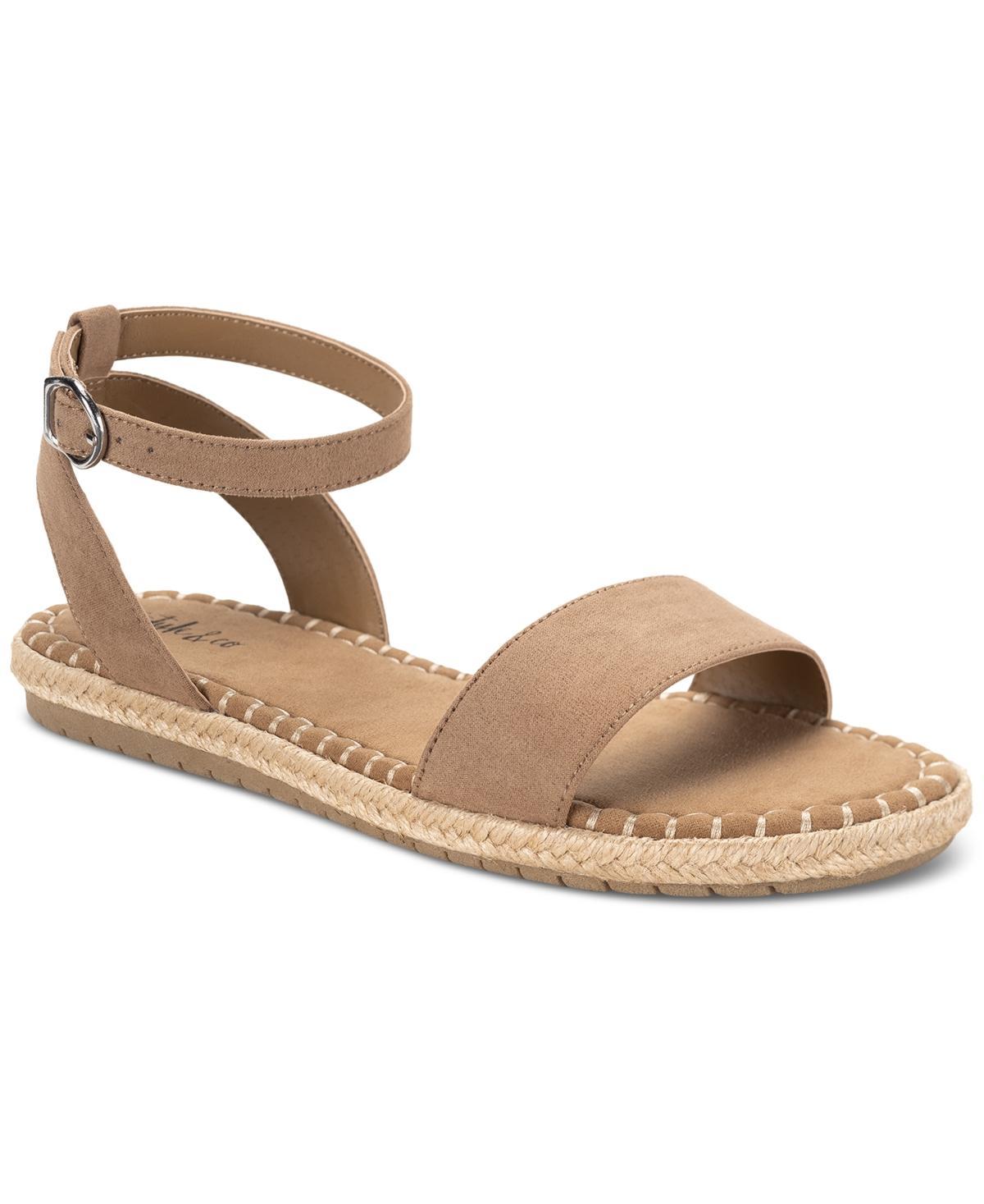 Style & Co Womens Peggyy Ankle-Strap Espadrille Flat Sandals, Created for Macys Product Image