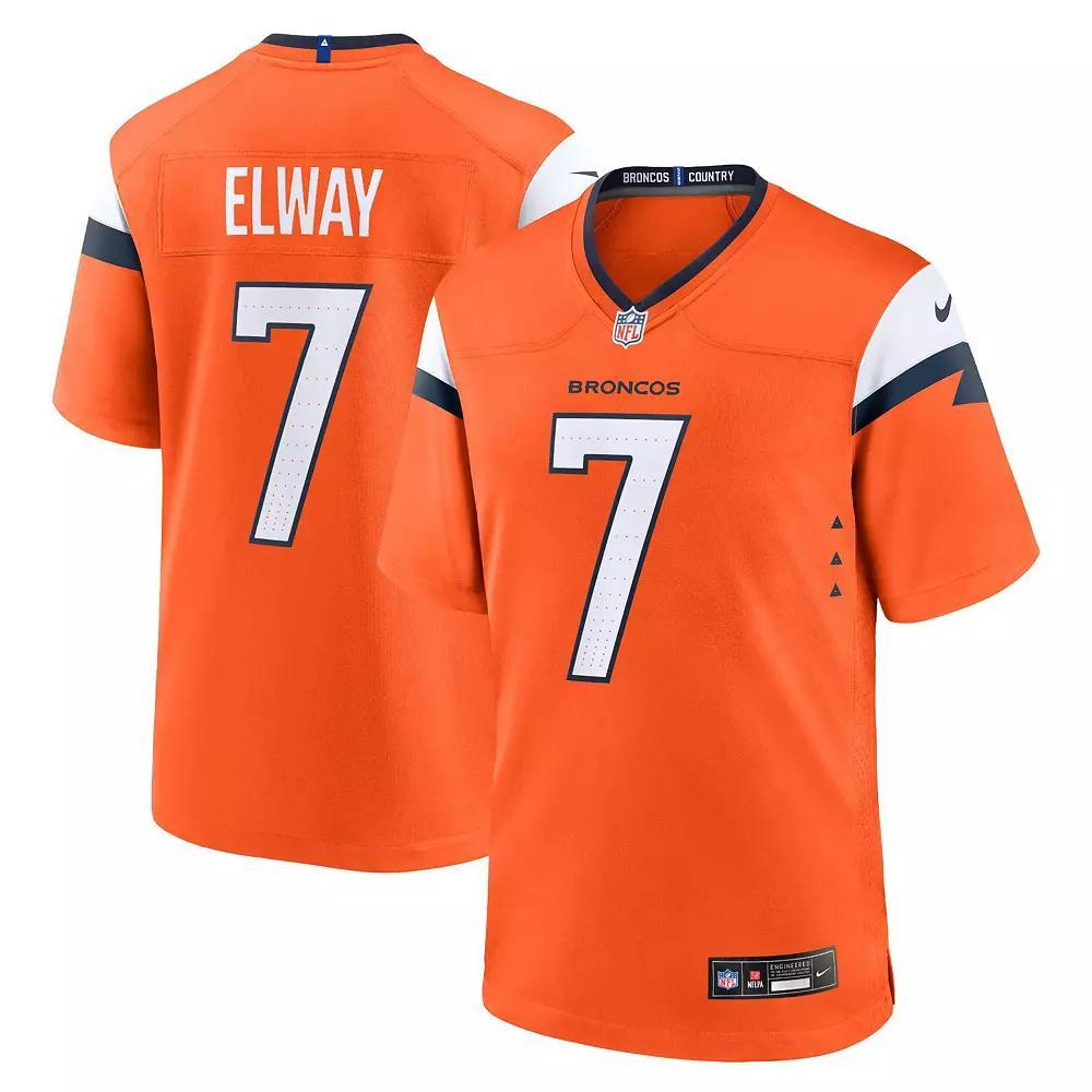 Men's Nike John Elway Orange Denver Broncos Mile High Collection Retired Player Game Jersey,  Product Image