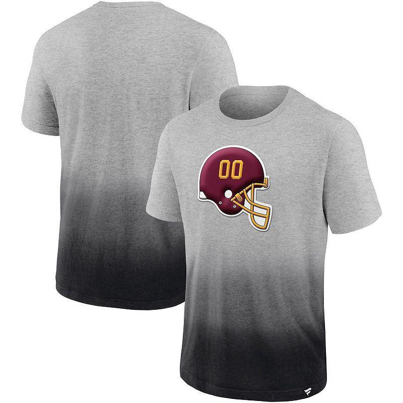 Mens Fanatics Branded Heathered Gray/Black Washington Football Team Team Ombre T-Shirt Product Image