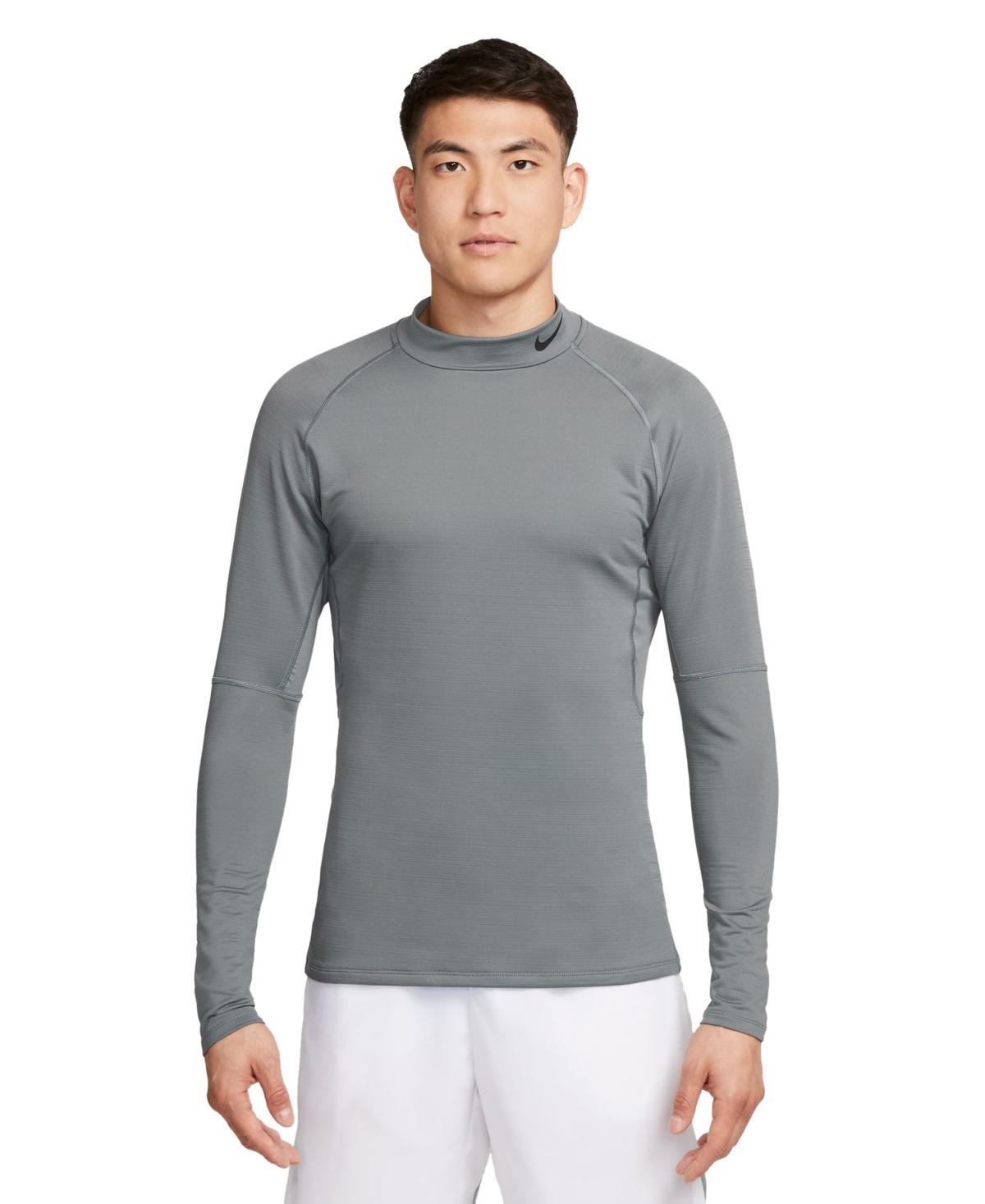 Nike Pro Men's Dri-FIT Warm Long-Sleeve Fitness Mock Product Image