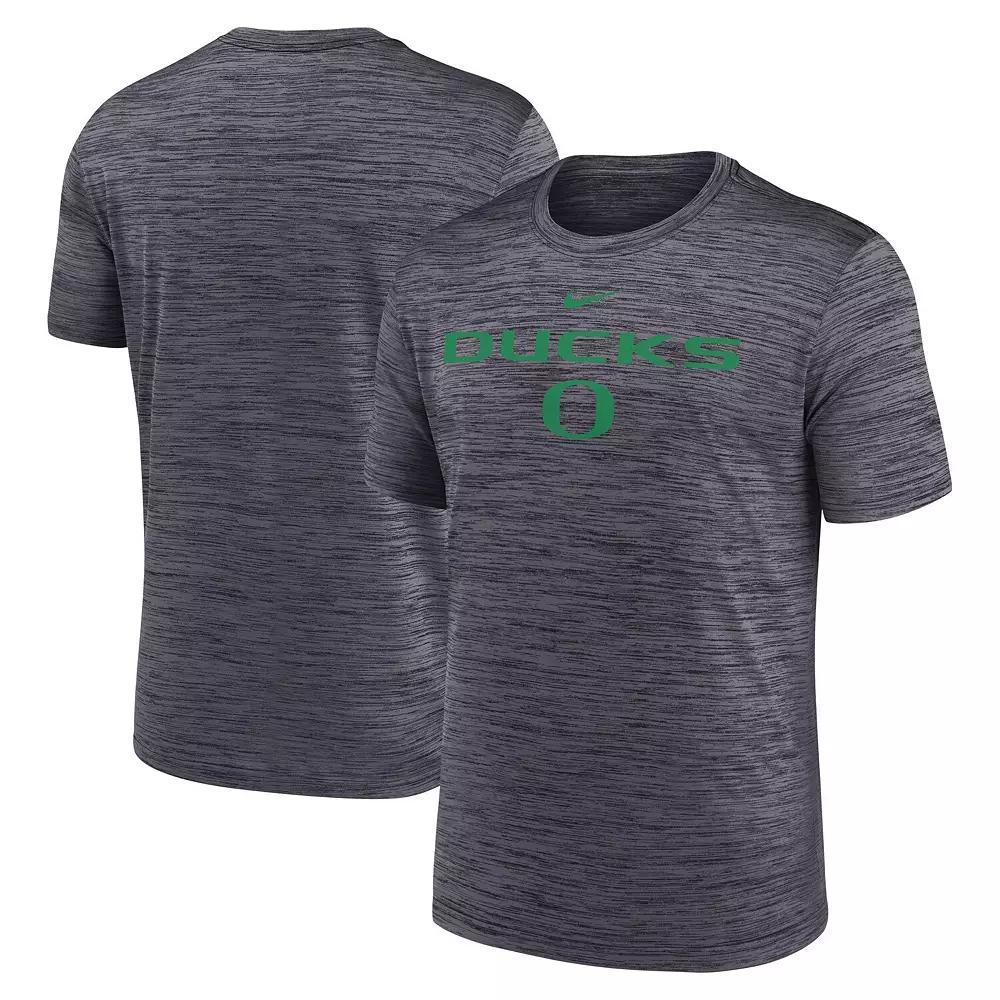 Men's Nike Charcoal Georgia Bulldogs Campus Center Block Velocity Performance T-Shirt,  Product Image