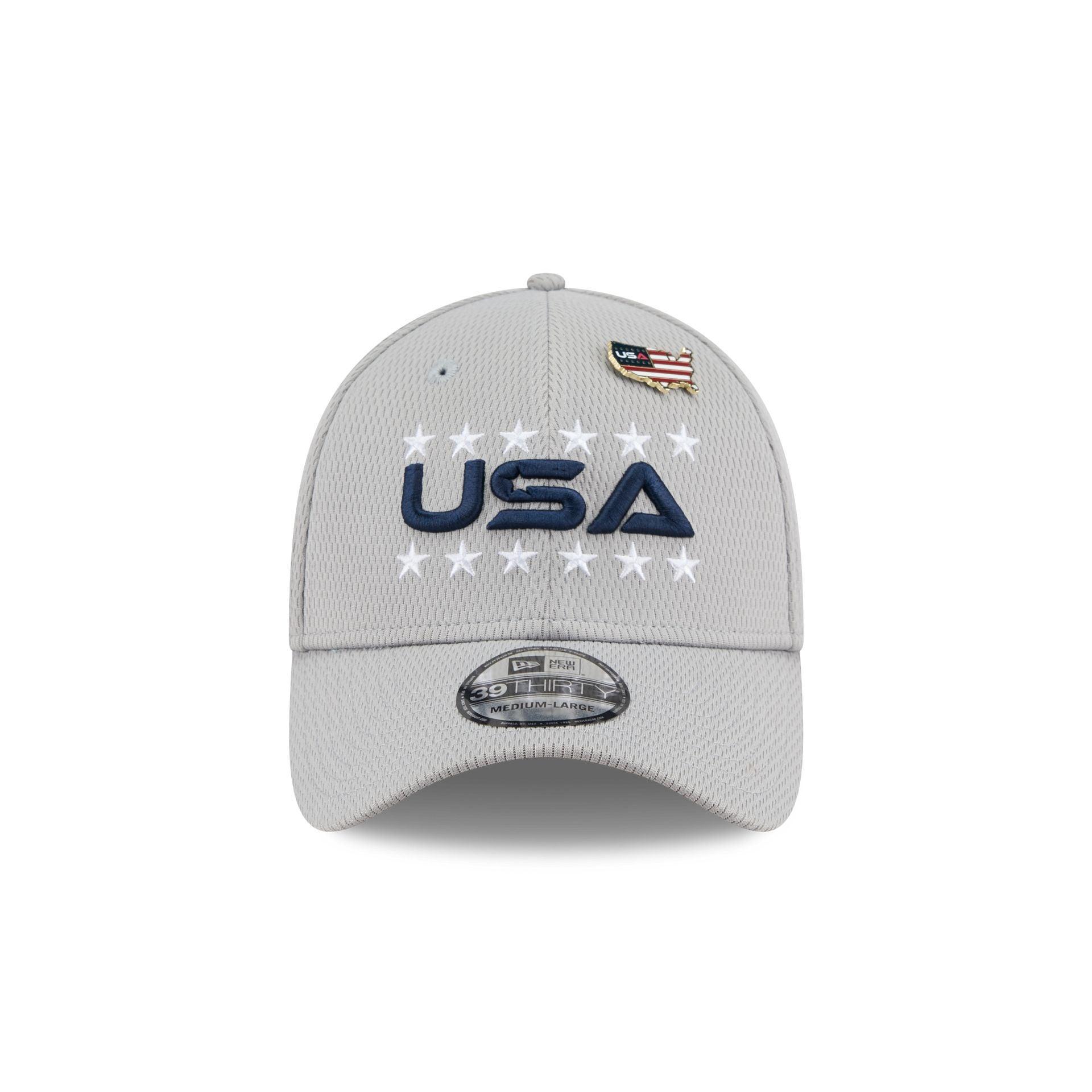 2025 Ryder Cup Team USA Gray 39THIRTY Stretch Fit Hat Male Product Image