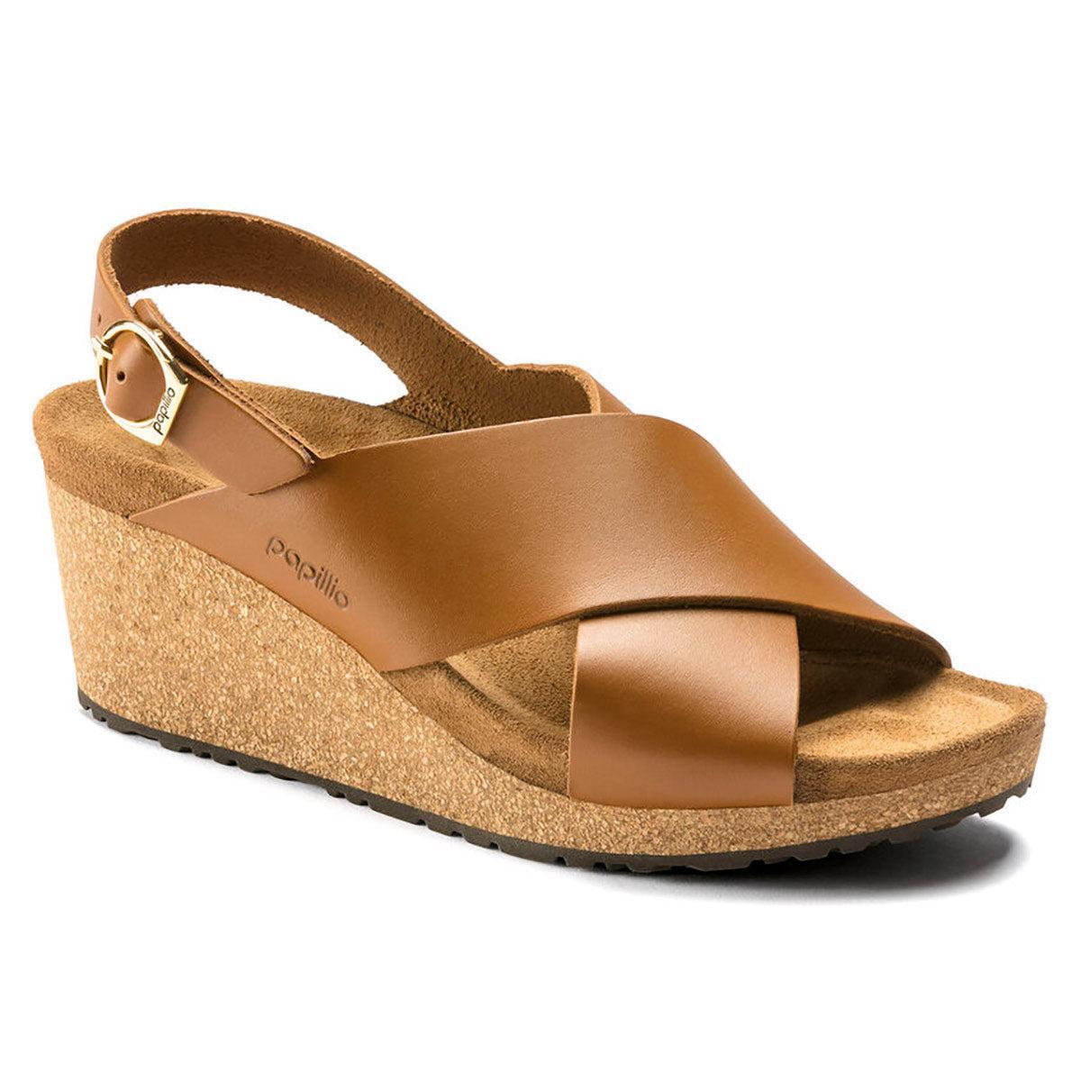 Birkenstock Womens Samira Papillio Natural Leather Sandals Product Image