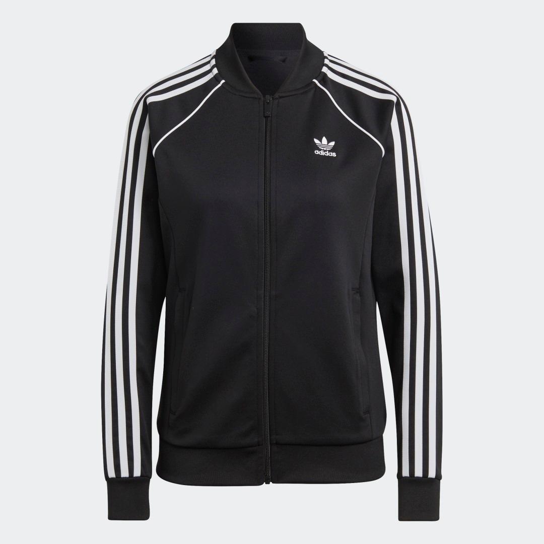 adidas Adicolor Classics SST Track Jacket Black 2XS Womens Product Image