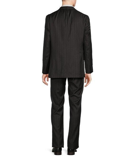 Cremieux Modern Fit Flat Front Stripe Pattern 2-Piece Suit Product Image