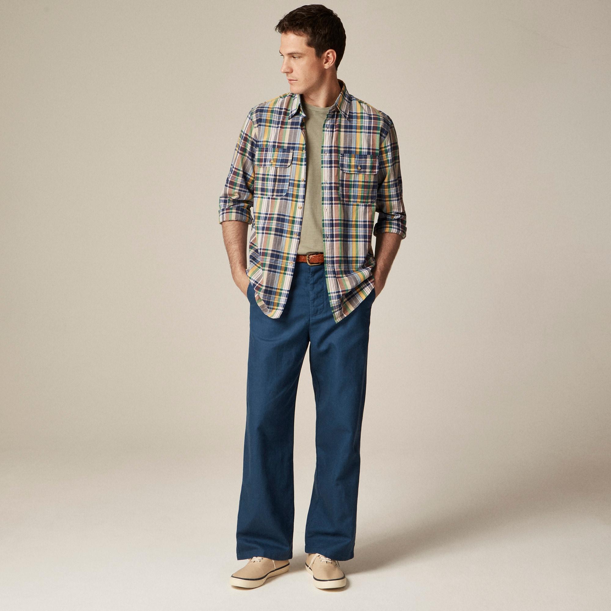Two-pocket workshirt in Indian madras Product Image