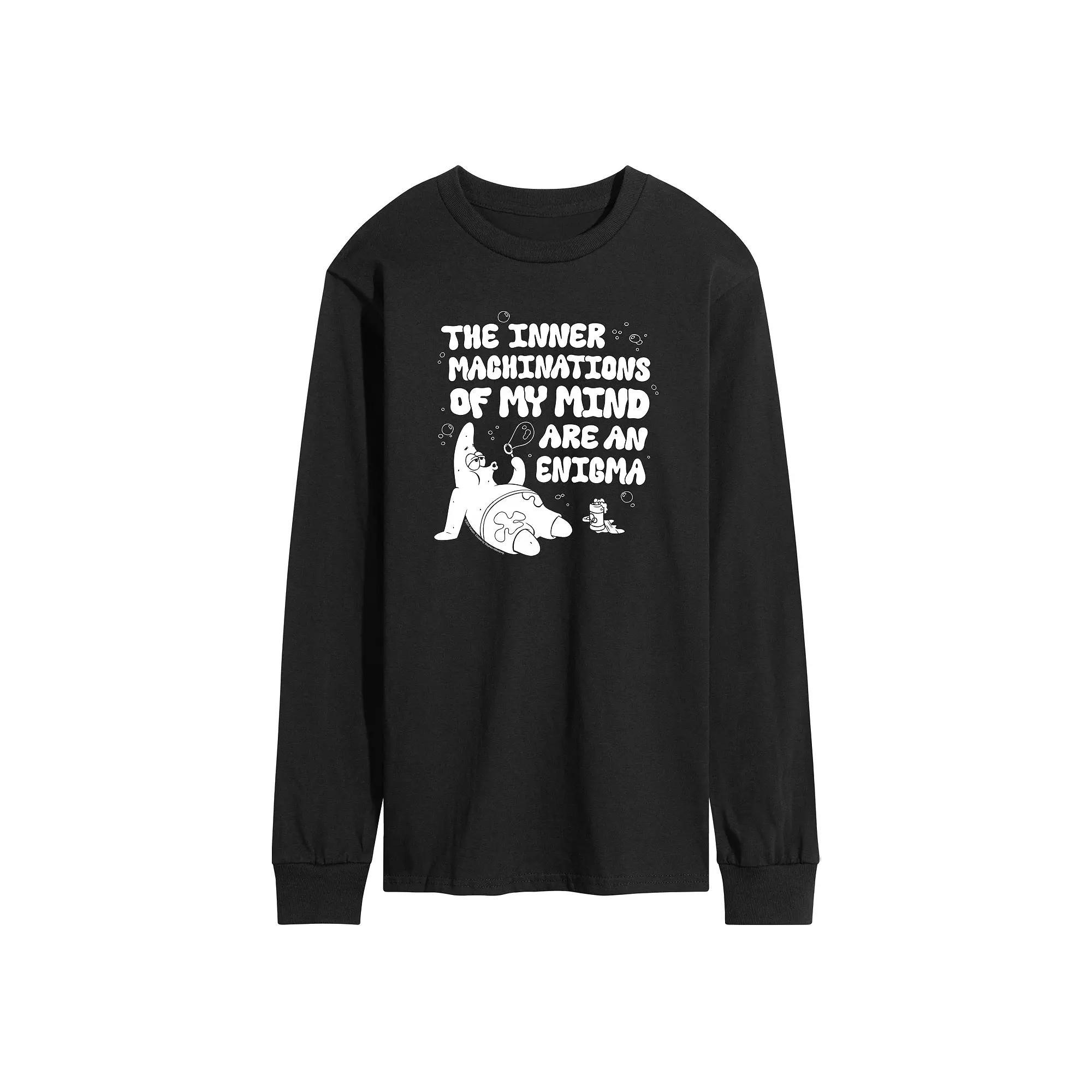 Men's SpongeBob SquarePants Patrick Long Sleeve Graphic Tee,  Product Image