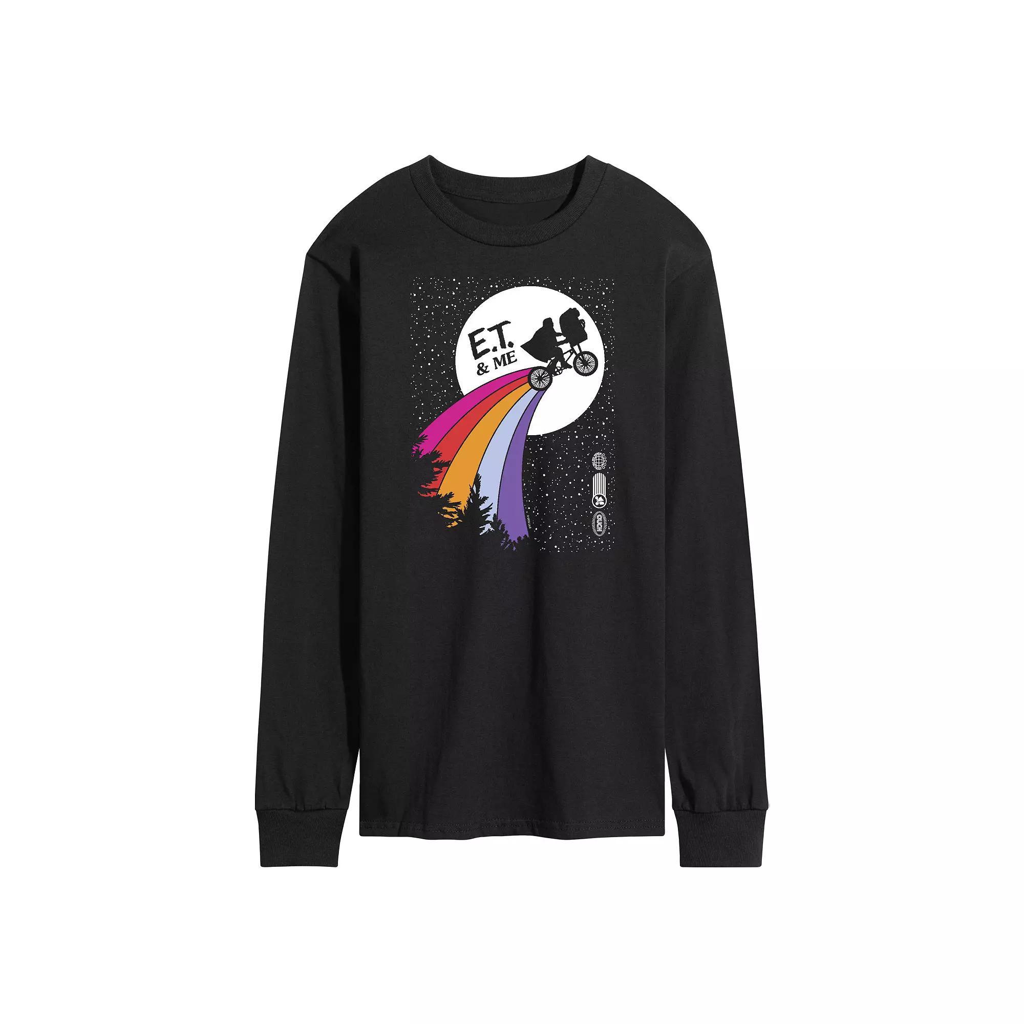 Men's ET And Me Long Sleeve Tee, Size: XL, Black Product Image