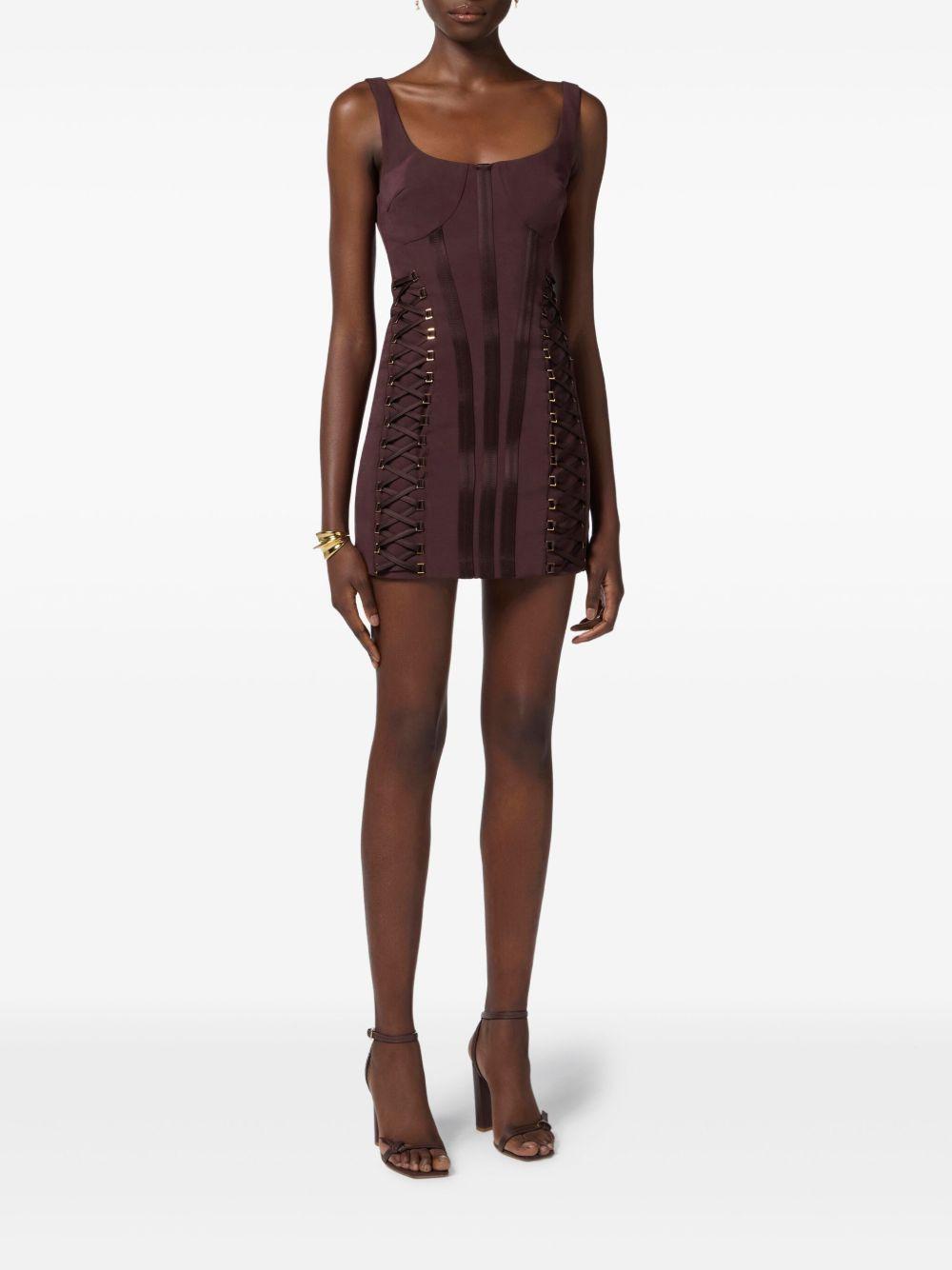 corset-style mini dress Product Image