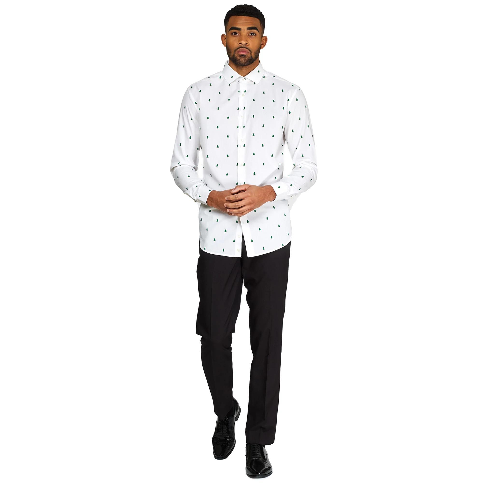 Men's OppoSuits Christmas Icons Button-Down Shirt,  Product Image