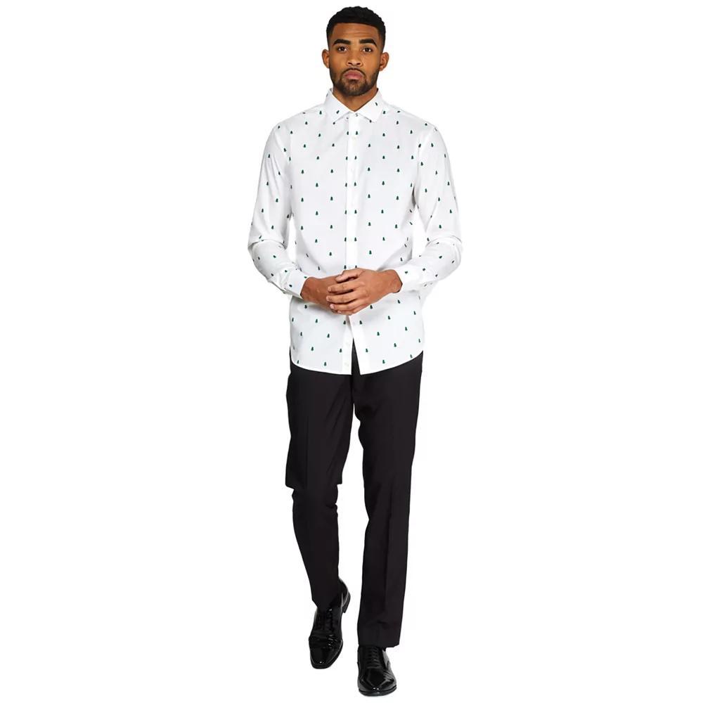 Men's OppoSuits Christmas Icons Button-Down Shirt,  Product Image