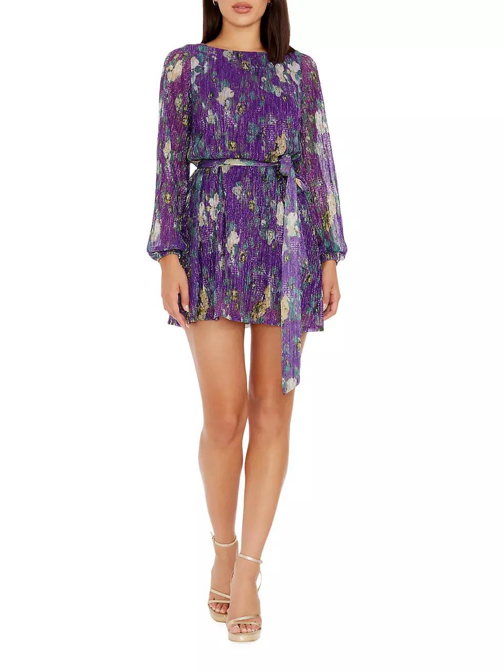 Kirsi Floral Loose Minidress Product Image