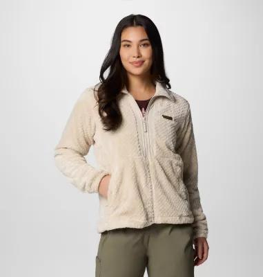 Women's Columbia Fire Side III Full Zip Jacket, Size: Medium, Colleg Product Image