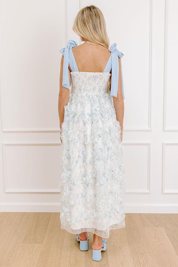 Wildflower Whimsy Ruffle Midi Dress Product Image