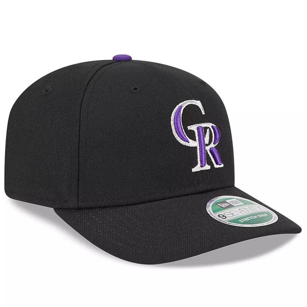 Men's New Era  Black Colorado Rockies Player Replica 9SEVENTY Adjustable Hat Product Image