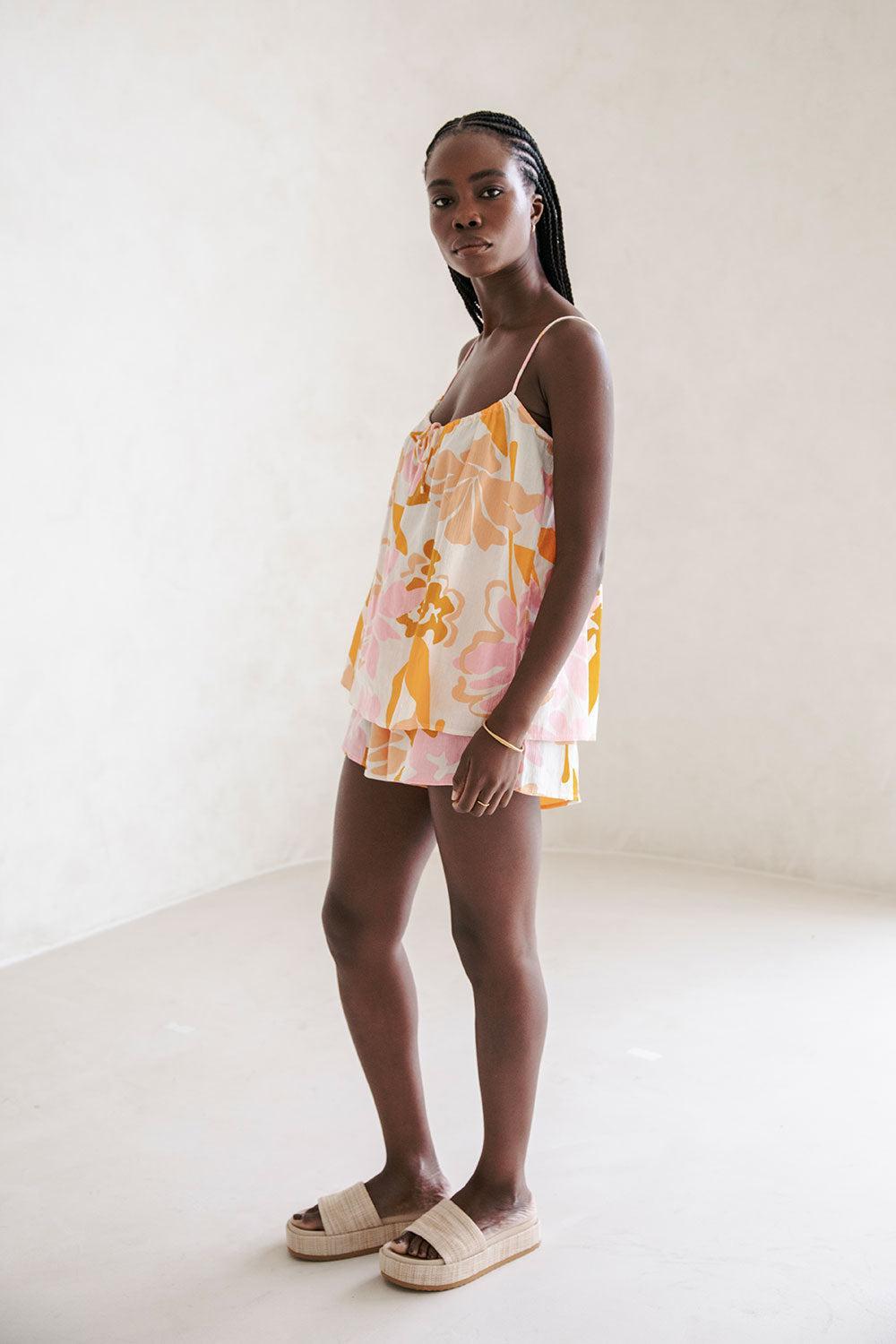 Jetta Shorts - Hibiscus Product Image