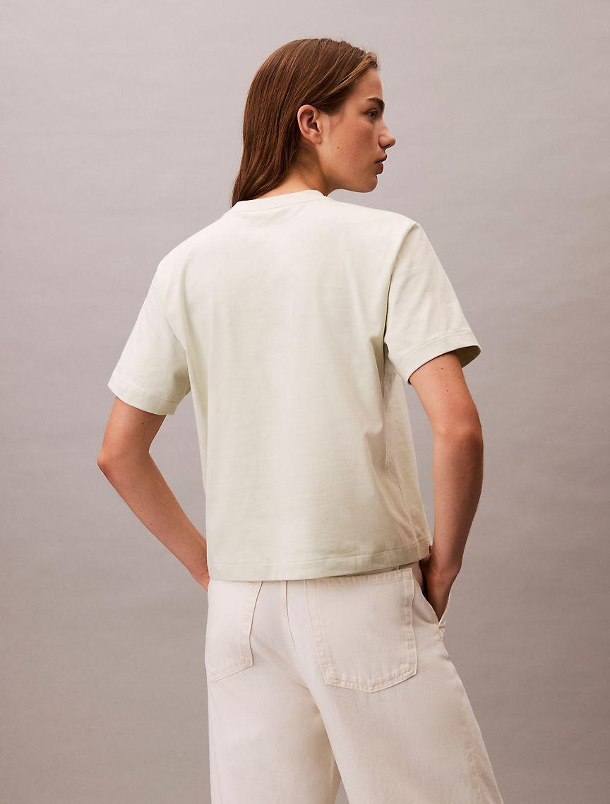 Standard Logo Boxy Fit Crewneck T-Shirt Product Image