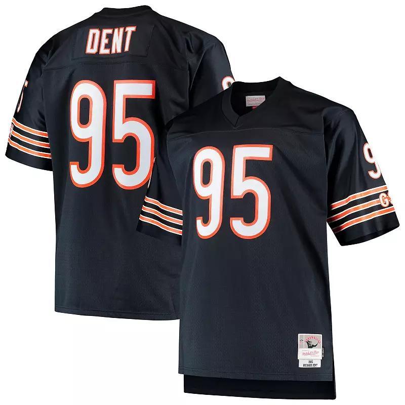 Mens Mitchell & Ness Richard Dent Chicago Bears Big & Tall 1985 Retired Player Replica Jersey Blue Product Image