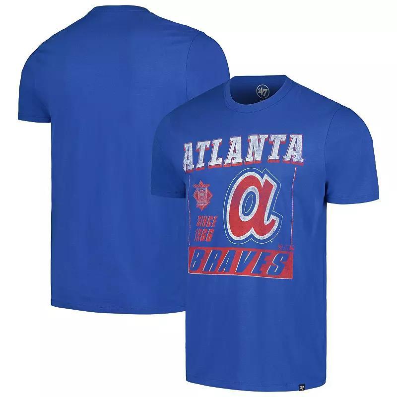 Mens 47 Royal Atlanta Braves Outlast Franklin T-Shirt Product Image