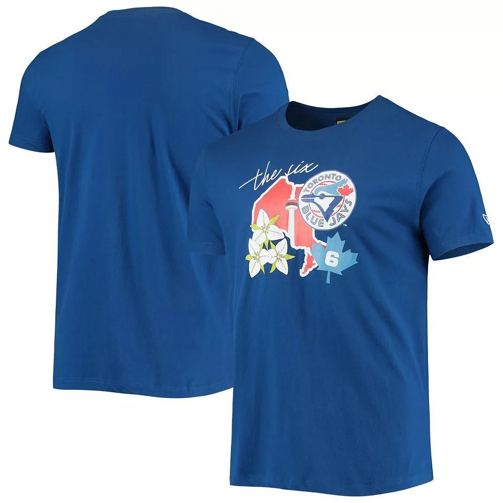 Men's New Era Royal Toronto Blue Jays City Cluster T-Shirt, Size: Large, Jay Blue Product Image