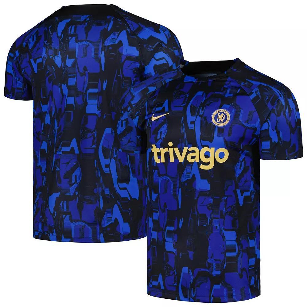 Men's Nike Blue Chelsea 2023/24 Academy Pro Pre-Match Top, Size: Large, Chl Blue Product Image