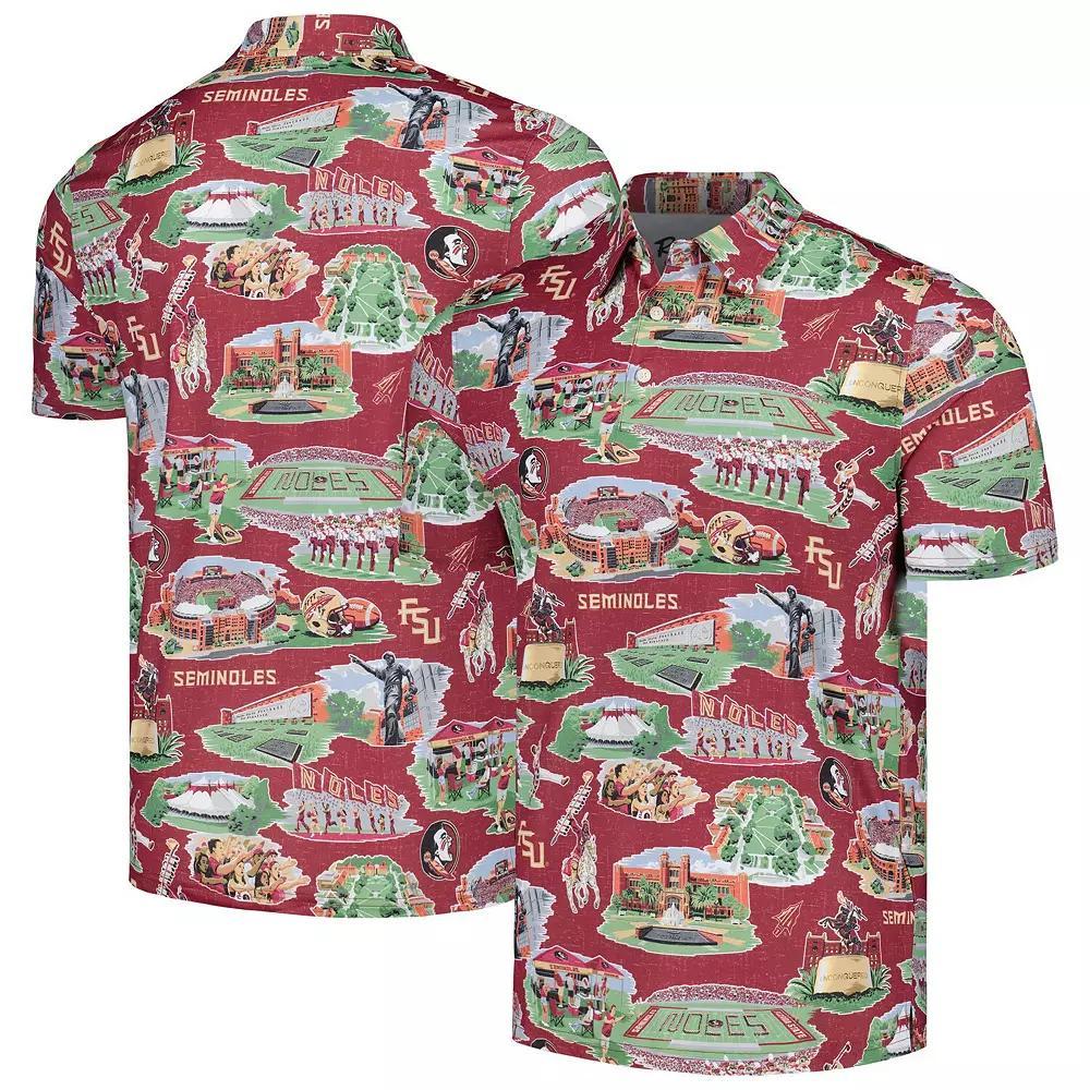 Men's Reyn Spooner Garnet Florida State Seminoles Scenic Polo,  Product Image