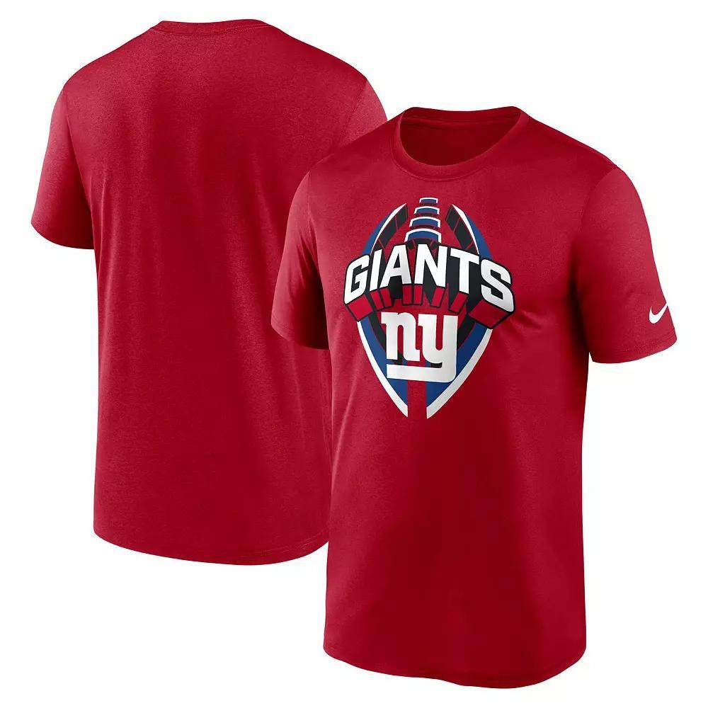 Men's Nike Red New York Giants Legend Icon Performance T-Shirt,  Product Image