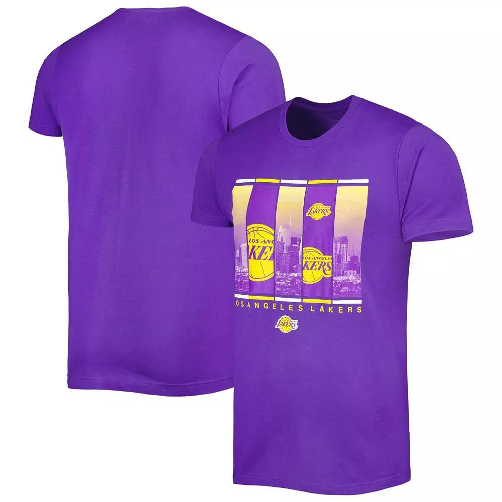 Men's Stadium Essentials Purple Los Angeles Lakers City Skyline T-Shirt, Size: Large Product Image