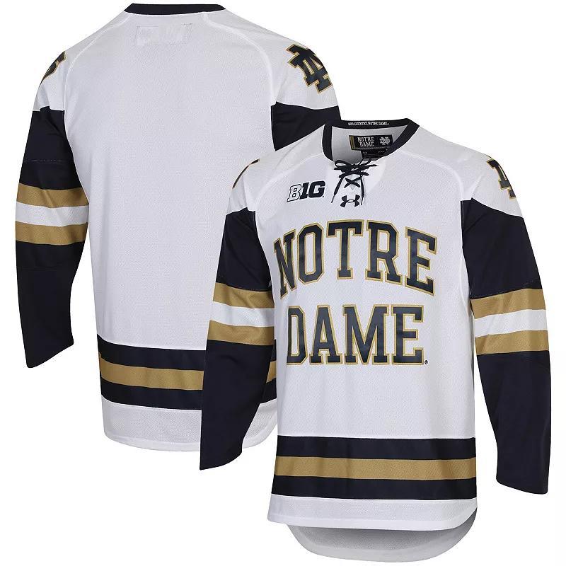 Mens Under Armour Notre Dame Fighting Irish UA Replica Hockey Jersey Product Image