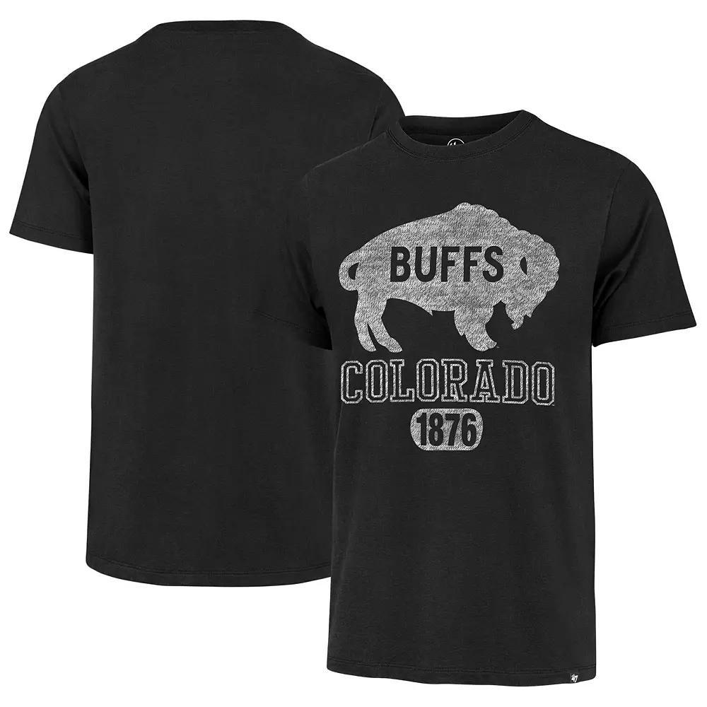 Men's '47 Black Colorado Buffaloes 1876 Franklin T-Shirt,  Product Image