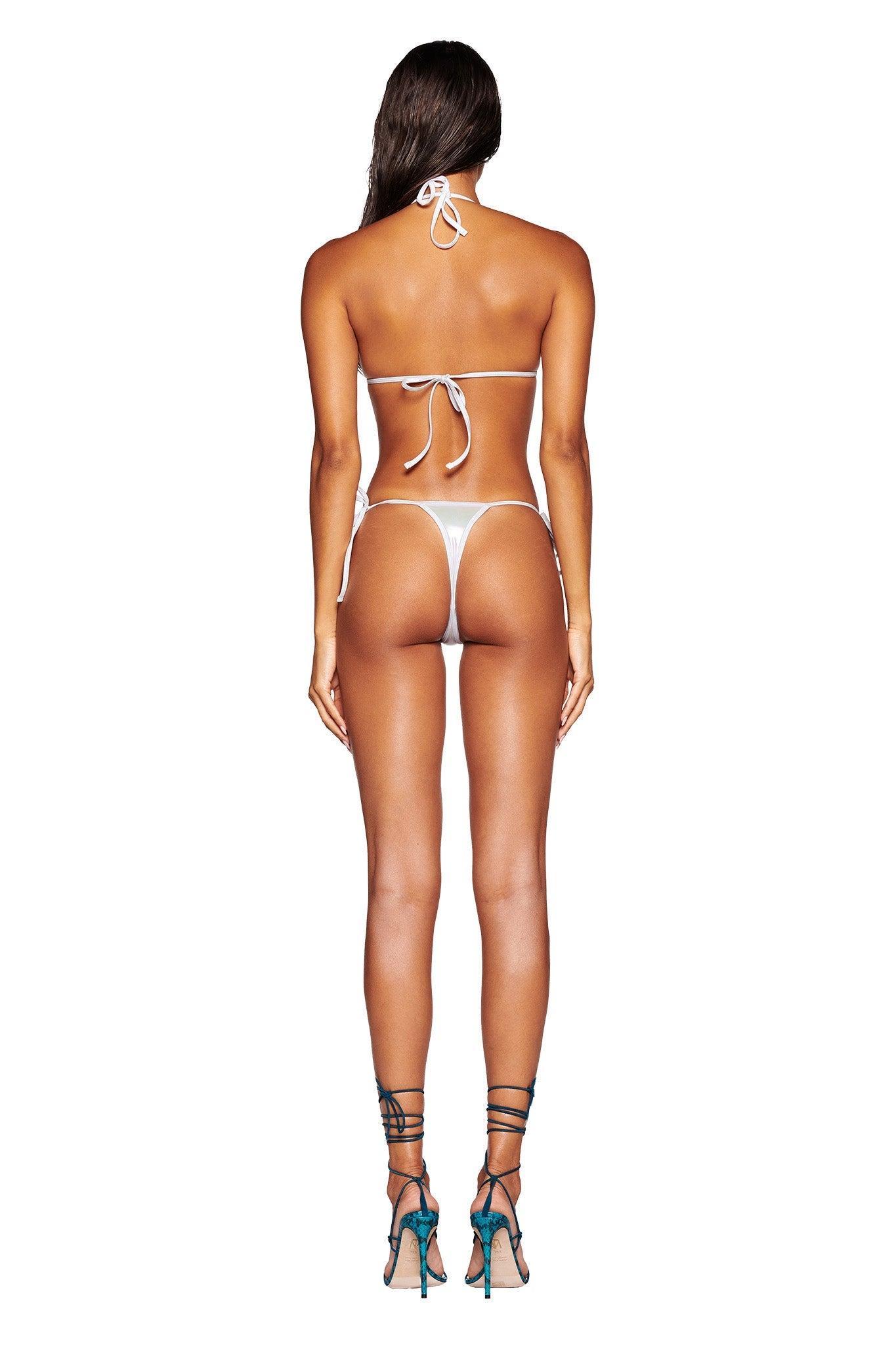 ALOHI BIKINI BOTTOM - WHITE : PEARL Product Image