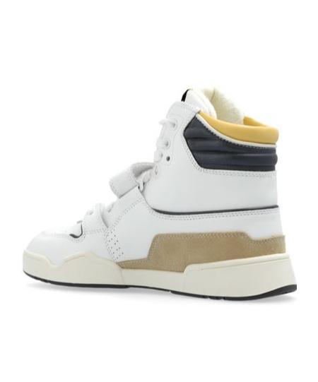 ISABEL MARANT 10mm Alsee-gz Leather Sneakers In Multicoloured Product Image