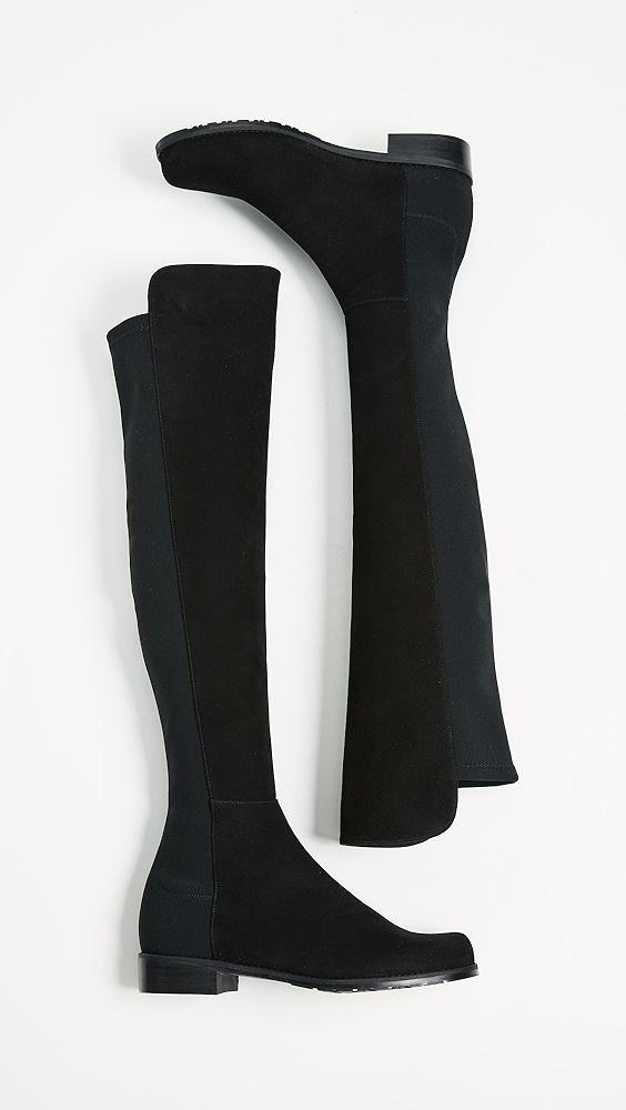 Stuart Weitzman 5050 Stretch Suede Boots | Shopbop Product Image